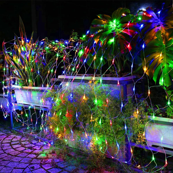The Holiday Aisle® LED Twinkle Net Lights Wayfair